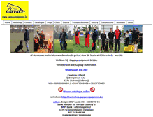Tablet Screenshot of gappayequipment.be